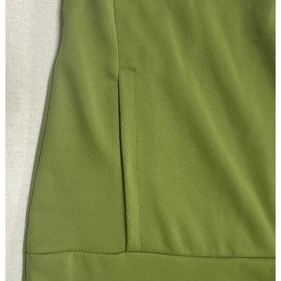 Adidas Climawarm Adult 2XL Green Hoodie Pullover Three Stripe Athleisure NWT - Picture 4 of 9